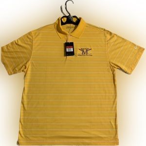 Nike Golf, Large, Gold, Dri-Fit